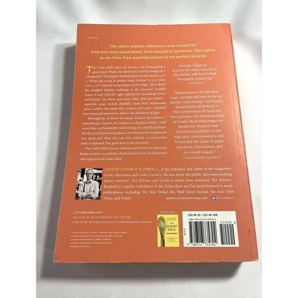 The Cook's Bible: The Best of American Home Cooking by Christopher Kimball - Picture 2 of 11